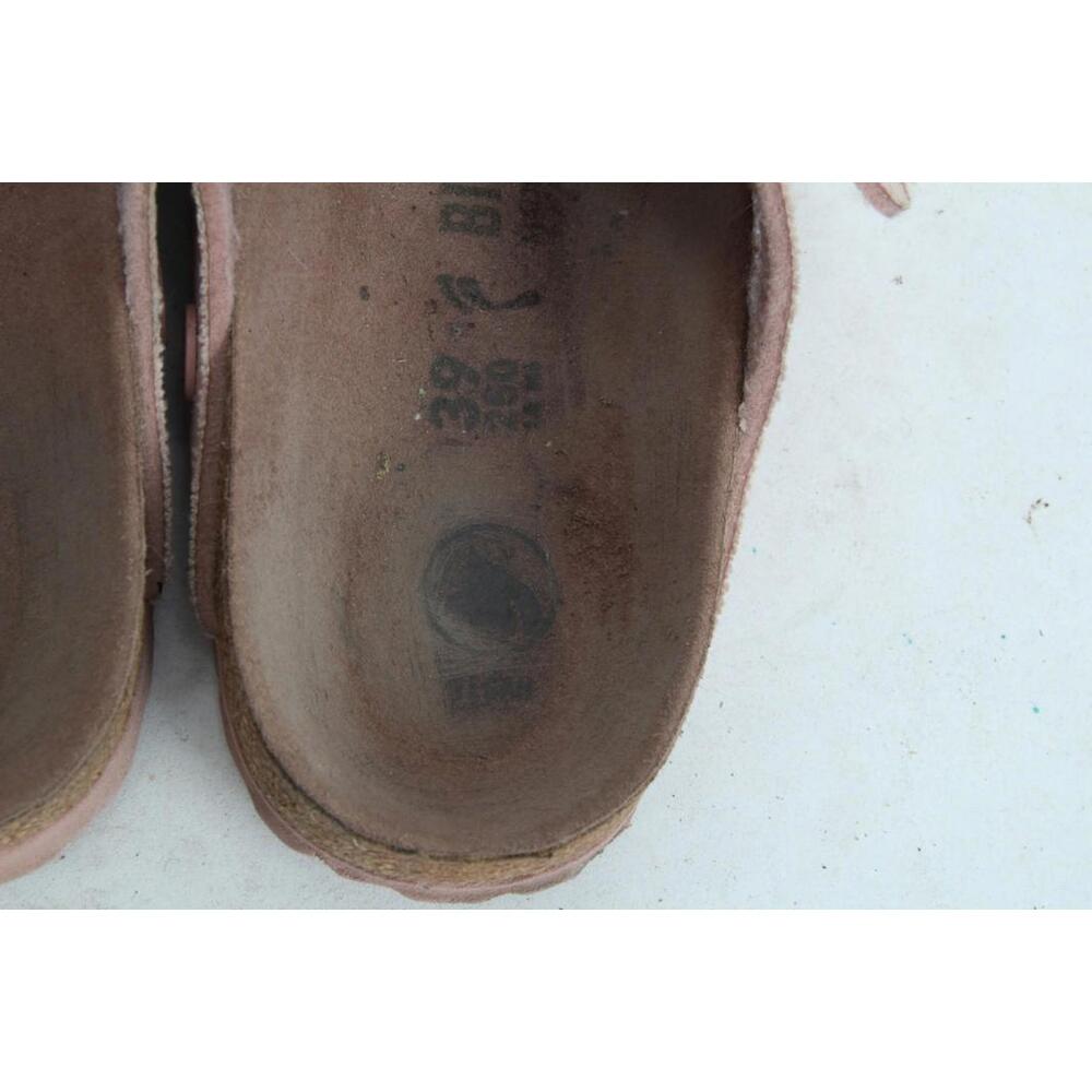 Birkenstock Arizona Vegan Soft Pink Canvas Shoes Slide Slip On  39 / 8 Narrow - Picture 5 of 13